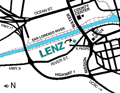 Map to Lenz Arts